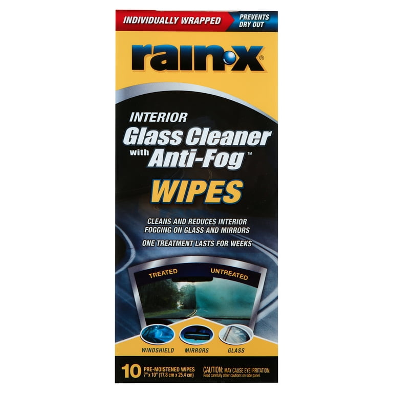  Rain-X 630046 Interior Glass Anti-Fog, 12 oz. - Prevents Fogging  of Interior Glass and Mirrors, Usable on Both Automobiles and Marine  Vehicles : Automotive