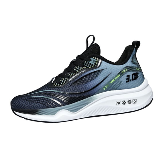 GiLiling Men's Running Shoes Ultra Lightweight Breathable Mesh Lace Up Non Slip Athletic Sneakers for Gym Workout Outdoor