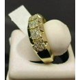 thumbnail image 2 of Shree Diamonds 2Ct Round Cut Lab Created Diamond Men's Wedding Ring Band 14K Yellow Gold Plated, 2 of 2