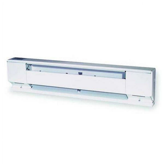 Dayton 30" Electric Baseboard Heater, White, 376/500W, 208/240V 3UG82