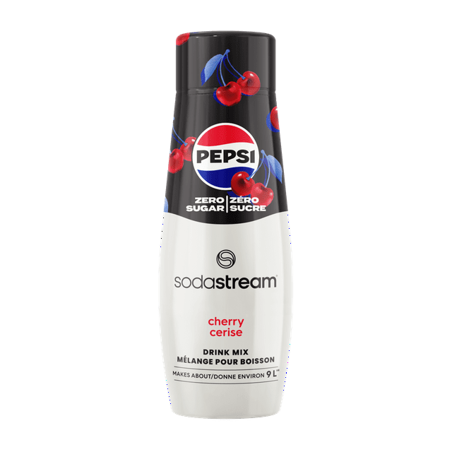 Mélange pour boisson SodaStream Pepsi®Cerise Zéro sucre