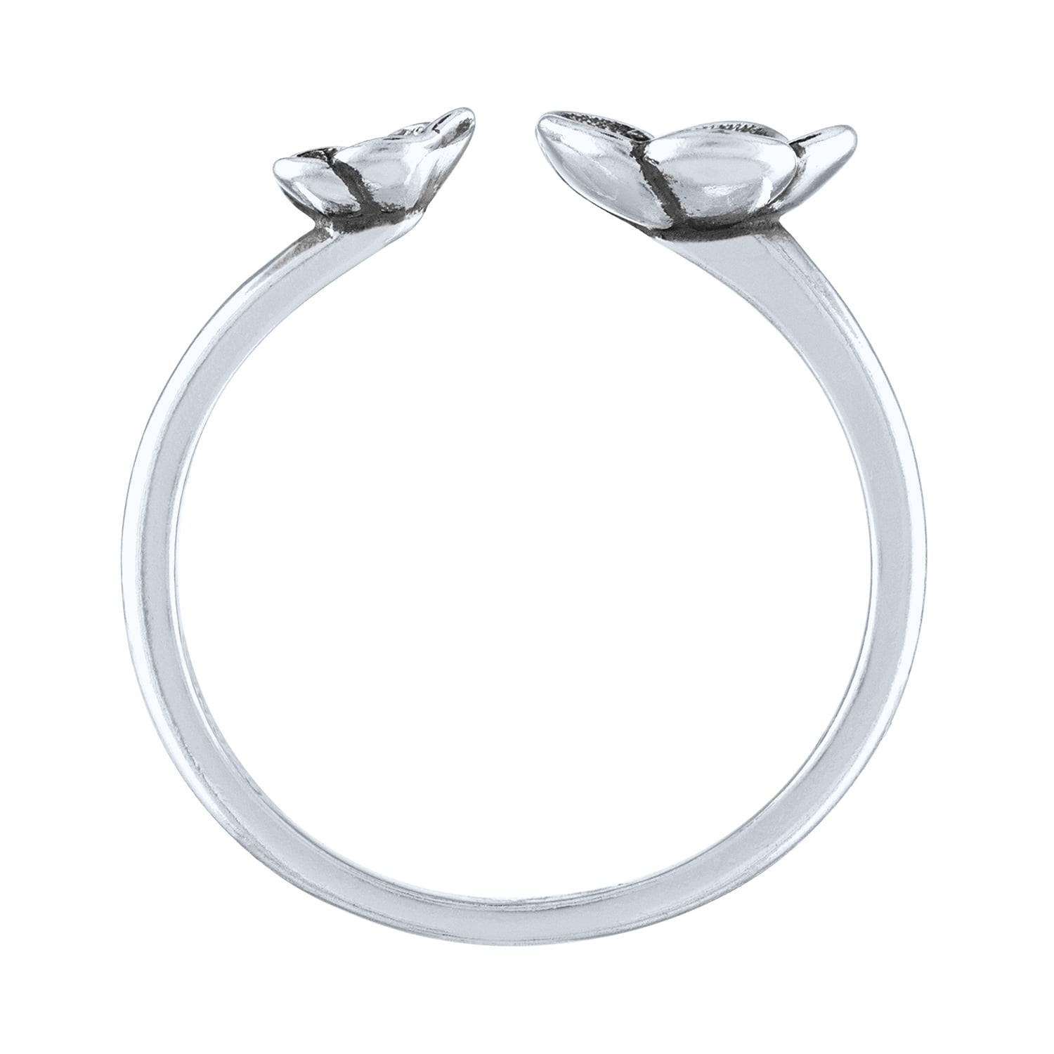 Ladies Brilliance Fine Jewelry Sterling Silver Stack Ring Set