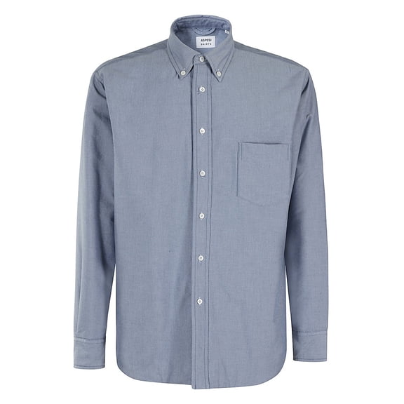 Aspesi Padded Cotton Shirt Jacket With Button-Down Collar (Men's)