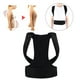 thumbnail image 3 of Cinturón de corrección de jorobado ajustable unisex Soporte de columna vertebral Corrector de postura Brace3XL Negro, 3 of 12