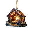 thumbnail image 2 of YOHAVEN Nativity Scene Suncatcher Window Hanging Acrylic Stained Glass Christmas Decoration for Living Room Balcony Bedroom, Holiday Sun Catcher, Religious Home Decor, Seasonal Xmas Gift, 2 of 9