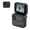 Black, variant on Multi-Functional Flip Screen Action Camera, 4K 360° with Stabilization & Chest Mount for Sports Vlogging