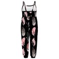 thumbnail image 5 of NAISIBABY Girls Suspenders Jumpsuit, Sleeveless Fashion Printed Summer Romper Black 3T, 5 of 5
