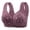 Purple, variant on MDUKONU Women’s Bras Women's Underarm-Smoothing With Seamless Stretch Wireless Lightly Lined Comfort Bra Beige 42
