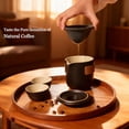 thumbnail image 2 of Pour Over Coffee Dripper, Reusable Ceramic Coffee Filter - Portable Single Serve Coffee Maker, Porcelain Slow Filter Cone Dripper for Travel Camping Office Home Brewing, 2 of 6