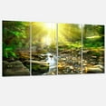 thumbnail image 2 of Designart 'Mountain Stream in Forest ' Landscape Photography Canvas Print, 2 of 3