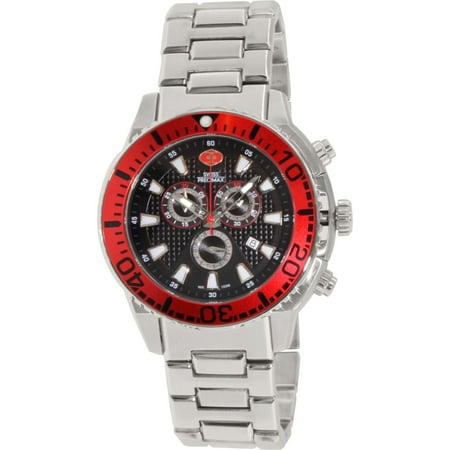 Swiss Precimax Men's Pulse Pro SP13098 Silver Stainless-Steel Swiss Chronograph Sport Watch