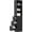 Black, variant on Tall Narrow Free Standing Bathroom Storage Cabinet with 3-Level Adjustable Shelves Home - Space Saver for Living Room Kitchen - Classic Black