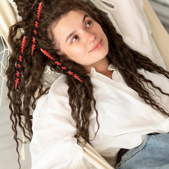 PENIKOKO 22-Piece Spiral Hair Rollers Set for Home Use, Multi-Color, Heat Distribution Design for Easy Styling