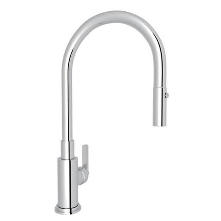 Rohl Lombardia Pull-Down Kitchen Faucet in Polished Chrome - A3430LMAPC-2