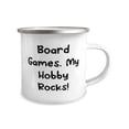 thumbnail image 2 of Joke Board Games Gifts, Board Games. My Hobby Rocks!, Fancy Holiday 12oz Camper Mug Gifts For Friends, 12 oz camper mug, 2 of 2