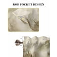 thumbnail image 6 of Brown Mountain Living Room Curtains 2 Panel, Misty Forest Nature Woodland Pine Tree Landscape Cafe Window Treatment, Farmhouse Bedroom Bathroom Kitchen Curtains Drapes 104"x54", 6 of 6