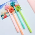 thumbnail image 5 of 4pcs Donut Gel Pens, Creative Water Pens Office Writing Pens Signature Pen, Holiday Party Ink Pens Ballpoint Pens, Stationery Small Gift Birthday Gift 0.5mm Black Pens, 5 of 5