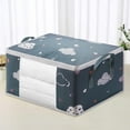 thumbnail image 6 of Mystery Boxes for Sale Unclaimed, Larger Storage Bag for Bedding, Comforter Storage Bag Folding Organizer Bag for Comforters, Pillows, Blankets, Bedding/Quilt, Blanket, 21.6x13.8x9.8in, 6 of 8