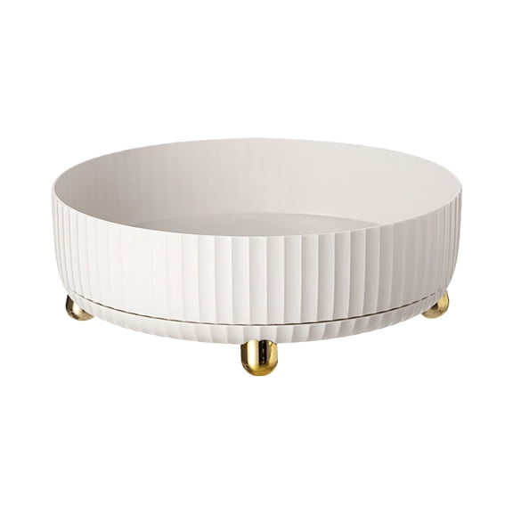 LAMIRO Makeup Perfume Storage Rack Durable Rotating Shelf Organizer Boxes For Bathroom Bedroom Organizer