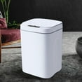 thumbnail image 4 of Dwellnix Automatic Trash Can with Infrared and Vibration Sensors, Touchless Sensor Trash Bin, Hands-Free Operation for Smart Home, 23x22x35cm Size, 4.23gal Capacity, White ABS Material, Kitchen and, 4 of 7