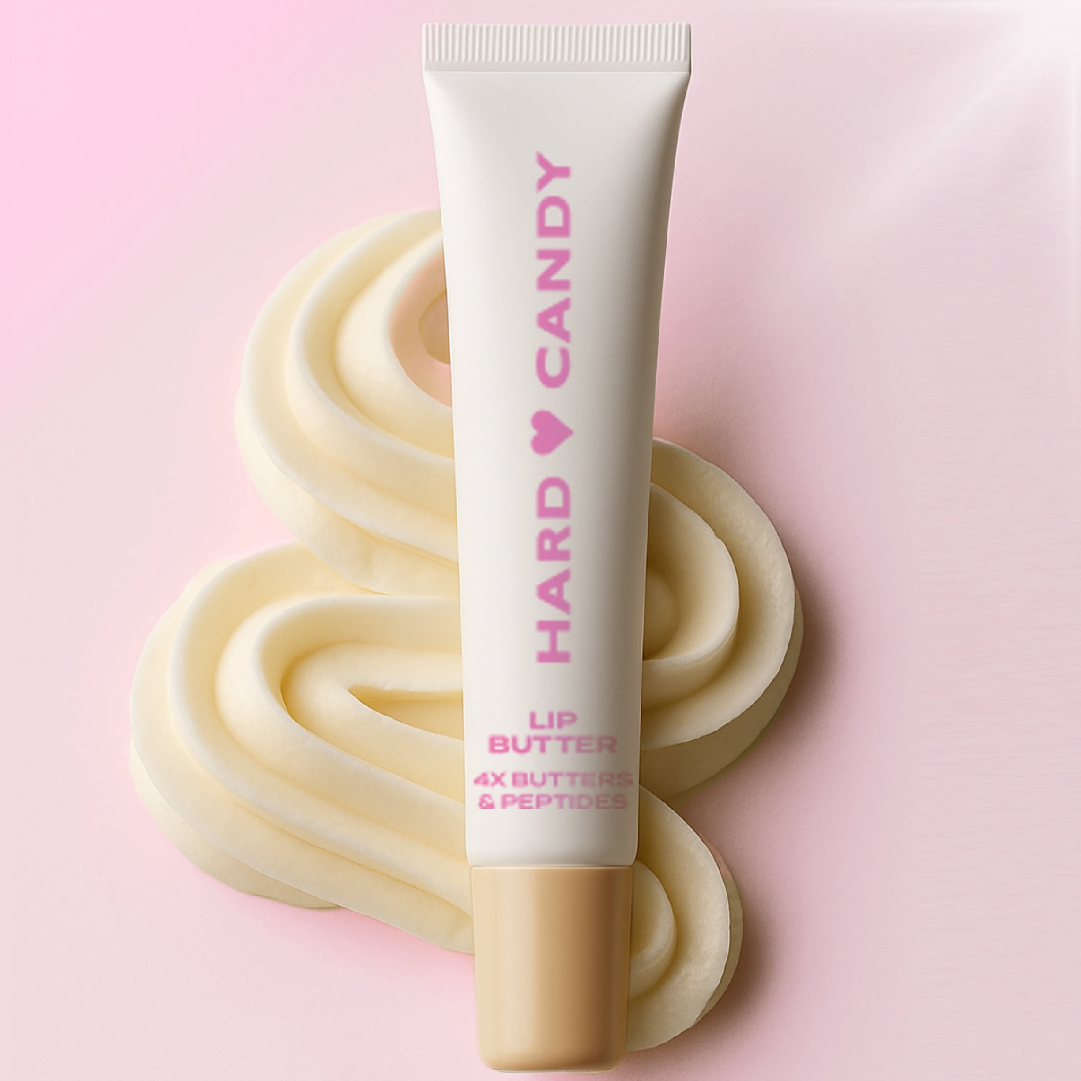 Hard Candy Lip Butter Glowy Balm, Buttercream, Subtle Shimmer, Shine,  Hydration, 15mL Tube
