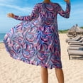 thumbnail image 3 of Women Bikini Set Ins 3 Piece Swimsuits Spaghetti Strap with Long Sleeve Cover Up, 3 of 8