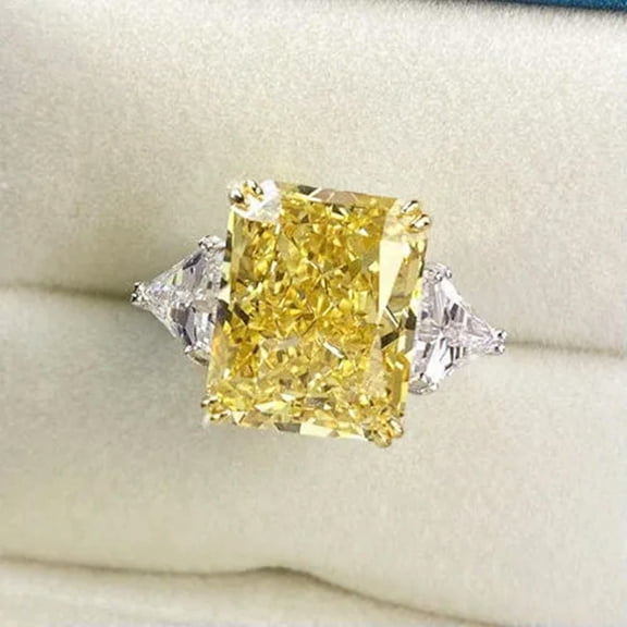 Fashion Cubic Zircon Women Gifts 925 Silver Rings Wedding Party Jewelry Sz 6-10