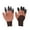 Brown, variant on Hand Claw ABS Plastic Garden Rubber Gloves Gardening Digging Planting Waterproof Work Glove Outdoor Gadgets Suitable For General-purpose, DIY, Assembly ,Easy to Wear