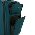 thumbnail image 6 of U.S. Traveler Anzio Softside Expandable Spinner Luggage Set, Teal, 3-Piece (22/26/30), 6 of 11