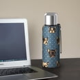 thumbnail image 5 of 20 Oz French Bulldogs Blue Coffee Tumbler Double Wall Insulated Stainless Steel Water Bottle | Metal Reusable Thermoses Flask with Cup Cap | Leak & Sweat Proof with Anti-Dust Lid, 5 of 7