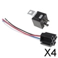 thumbnail image 1 of Conector de Arnés de Cableado de Enchufe de Relé de 4 Pines Baoblaze 40A para Camión de Coche 4 piezas, 1 of 8