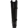 thumbnail image 3 of Style & Co. Womens Kezlin Faux-Leather Knee-High Boots Black 8.5 Medium (B,M), 3 of 3
