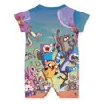 thumbnail image 2 of Adventure Time Jake The Dog Baby Bodysuit Boy Girl Clothes Soft Newborn Infant Outfit Short Sleeve Romper, 2 of 8