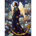thumbnail image 1 of Diamond Painting (DE9638) 5D Rhinestone Star Angel Kit DIY Cuadros cuadrados 40x50cm FLhrweasw Nuevo, 1 of 1