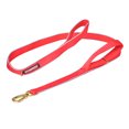 thumbnail image 7 of DOGNESS Classic Double Handle Dog Leash, Heavy Duty Soft Padded Reflective Nylon, for Walking Training Small Medium Large Dogs, Matching Collar Harness Sold Separately (Red, M:25-90lbs), 7 of 7