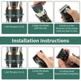 thumbnail image 4 of Dog Clippers, Cordless Rechargeable Dog Hair Clippers, Low Noise Electric Dog Grooming Kit for Dogs & Pets with Thick or Heavy Coats, 4 of 9