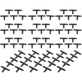 thumbnail image 4 of Drip Irrigation Barbed Connectors, Universal Barbed Tee Fittings 800Pcs, Fits 1/4 Inch Drip Tubing (4/7mm Tee Pipe), 4 of 8