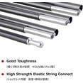 thumbnail image 3 of czcpp-Aluminum Rod Tent Pole Replacement Camping Accessories, Multifunction Lightweight Tent Poles Repair Kit, 7001 Series Aircraft-Grade Aluminum - 2 Poles (20' (610cm)), 3 of 4
