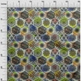 thumbnail image 3 of oneOone Cotton Poplin Lime Green Fabric Floral Sewing Craft Projects Fabric Prints By Yard 56 Inch Wide-25, 3 of 5