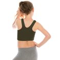 thumbnail image 2 of Kurve Premium Girls Seamless Supersoft Sleeveless Crop Tank Top - Stretchy Bra, UV UPF 50+ (Made in USA), 2 of 2