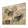 thumbnail image 2 of Designart "Pansies Flowers Asian Painting III" Asian Print on Natural Pine Wood, 2 of 5
