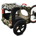 thumbnail image 6 of Dog Bike Trailer with Foldable Steel Frame & Quick-Release Wheels, Non-Slip Floor & Internal Leash, Weatherproof Pet Cart for Small & Medium Dogs (Camouflage), 6 of 9