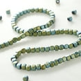 thumbnail image 2 of Bead Landing  Aqua Hematite Cube Beads, 3mm, 12 Pack, 2 of 3