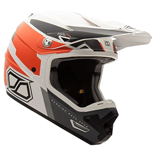 MSR Mav4 Inertia w/MIPS Dirt Bike Motocross Helmet (X-Large, Orange)