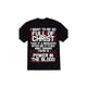 thumbnail image 1 of Men'S Black Cotton Pattern T-shirt-"Power in Blood" Religious Design, Short Sleeve, Casual Version, Mosquito and Christ Quotes, Loose Design, Summer Wear, 1 of 7