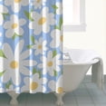 thumbnail image 4 of Waterproof Cute Boho Daisy Shower Curtain 72x72 Inch Boho Style Polyester Unique Shower Curtain for Bathroom Hotel Home Decor with 12 Plastic Hooks, 4 of 5