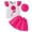 A468-Hot Pink, variant on Caqnni Toddler Girls Summer 2Pcs Outfits Set, Cute Flower Short Sleeve T-Shirt and Pants (Gift Ready) Summer 2Pcs Gift Outfits Set 2Pcs Summer Playwear Beach Outfits 2-3 Years,Pink