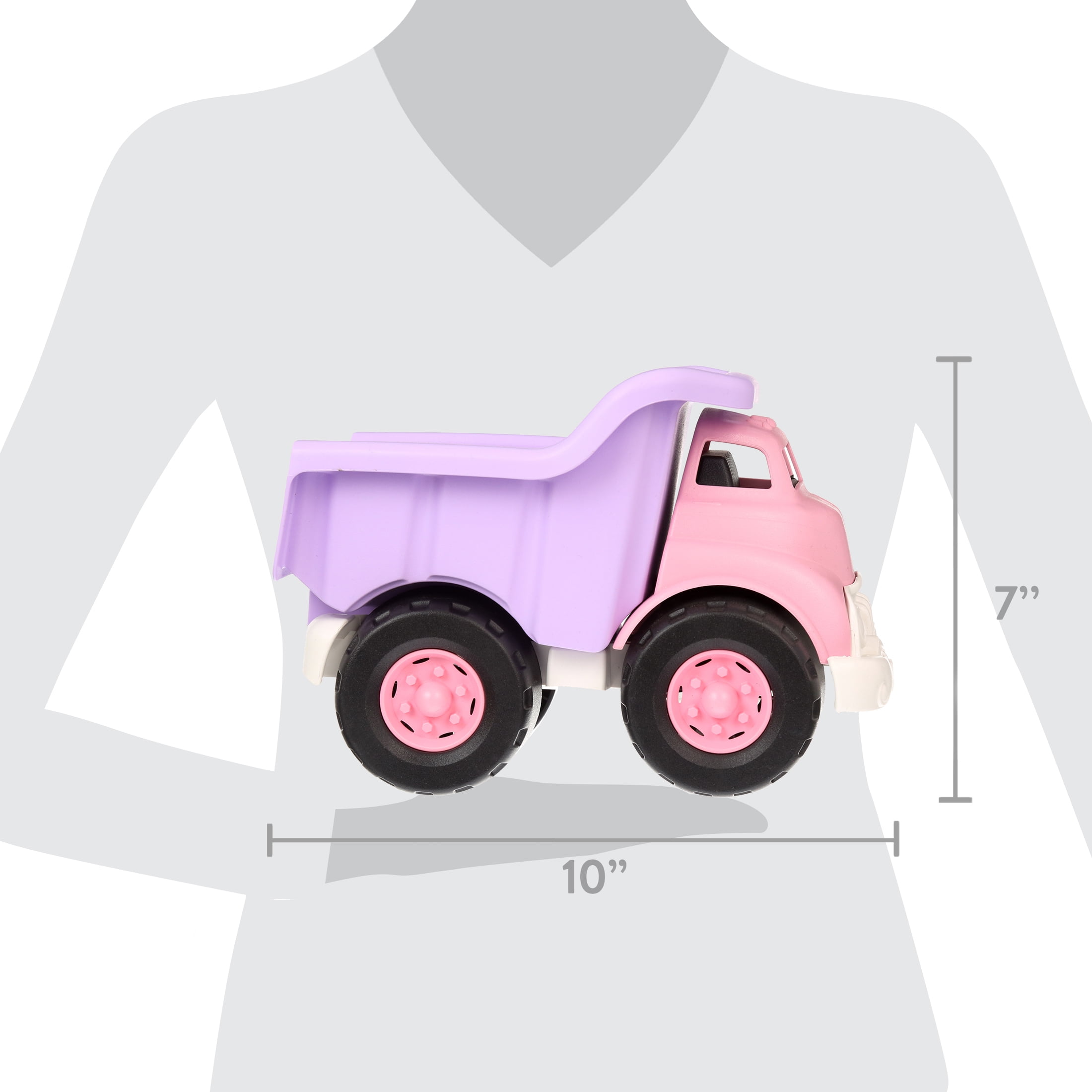 Amazon.com: Liberty Imports Big Plastic Dump Truck in Pink