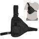 thumbnail image 1 of Chest Radio Harness, 10.2 x 6.69 Inch Portable Walkie Talkie Vest, Two-Way Radio Chest Bag with Adjustable Shoulder Straps (Black), 1 of 5