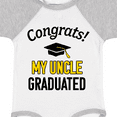 thumbnail image 4 of Inktastic Congrats My Uncle Graduated with Cap Boys or Girls Baby Bodysuit, 4 of 5